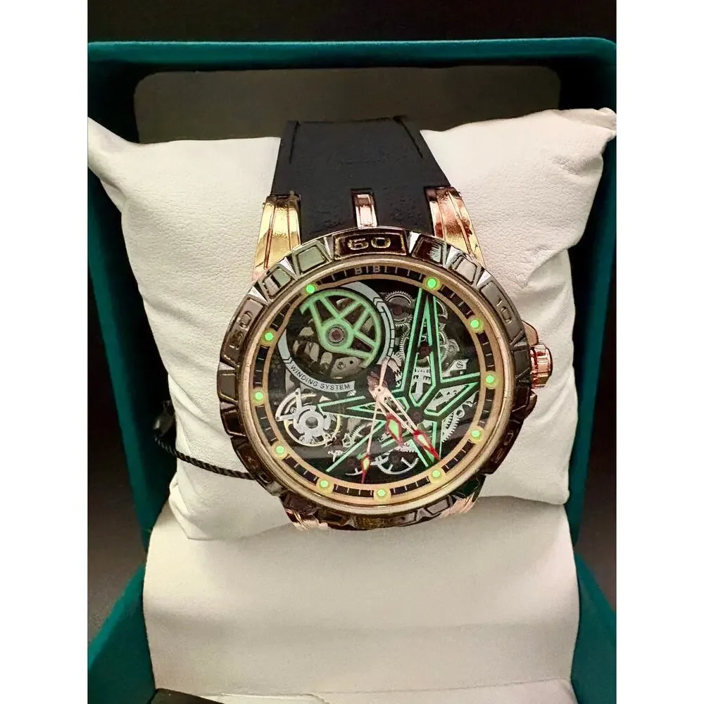 NIB - Men's Self-Winding & Glow in Dark Watch by Bibi Luxury